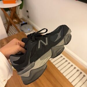 New Balance 9060 Black and Gray Sneakers